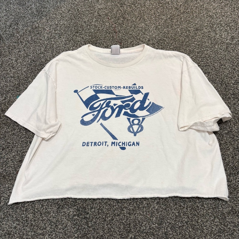 Junk Food White Ford Graphic T-Shirt